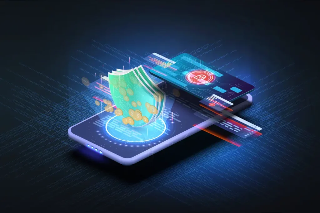 Natalya Burova's GettyImages captures the convenience of TAAT Mobile Banking, with its secure transactions and bank/credit cards across a reliable fintech network - revolutionizing finances for greater efficiency.
